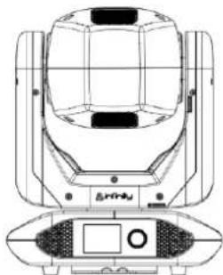 INFINITY B401 - Position de la lyre / Valeurs DMX - 6