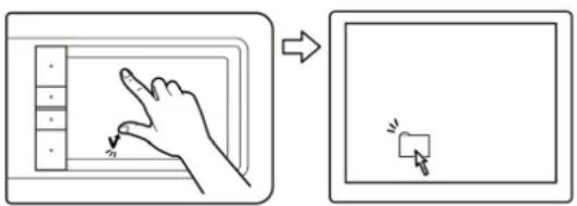 WACOM Bamboo Pen & Touch - Clic (pression d'un seul doigt) - 2