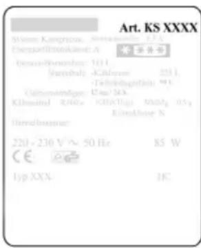 SEVERIN GB 8883 - Angaben für Kundendienst - 1