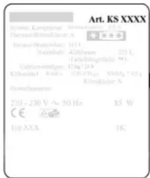 SEVERIN GB 8883 - Information needed by the Customer Service - 1