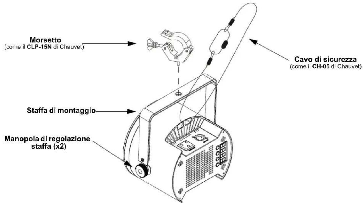 Chauvet COREpar UV 120 ILS - Schema di montaggio - 1