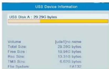 August DVB415 - Vérification des informations USB - 1