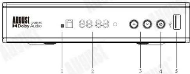 August DVB415 - Face avant - 1