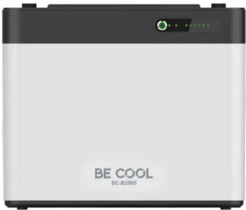 Be Cool BCB2500 - Uložiste elektriny z balkonové solární elektrárny - 1
