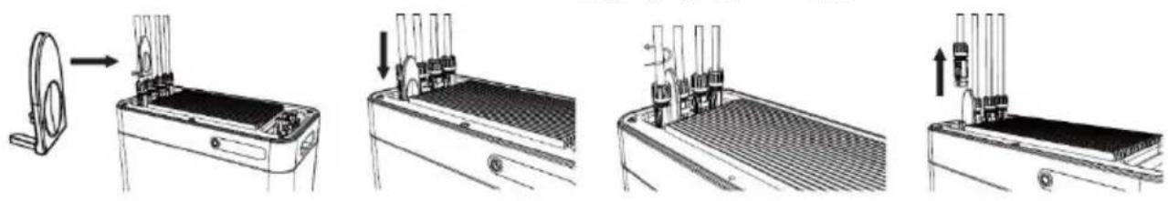 Be Cool BCB2500 - Gereedschap om de kabels te verwijdersen: - 1