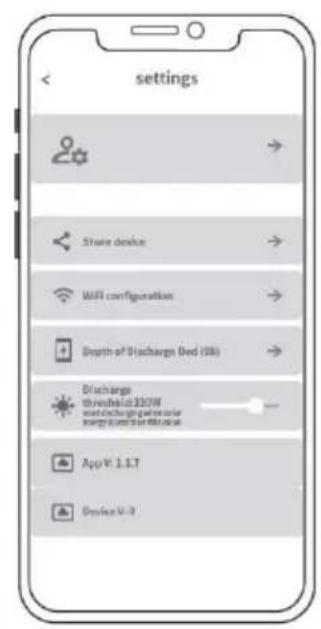 Be Cool BCB2500 - App-Einstellungen - 3