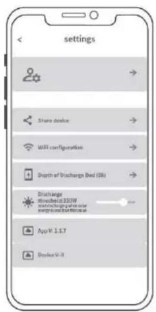 Be Cool BCB2500 - Paramètres de l'application - 3