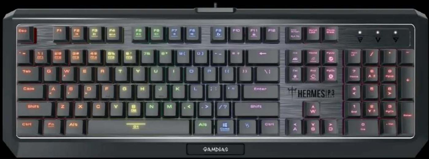 Gamdias Hermes P3 - Mechanical Gaming Keyboard - 1