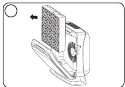 FELLOWES Array Stand AS1 - PROCEDIMIENTO PARA EL CAMBIO DEL FILTRO - 2