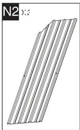 Sojag Kuramo - Assembly Manual / Guide d'assemblage / Manual de ensamblaje / Stampaletmeuer / Montageanleitung - 59