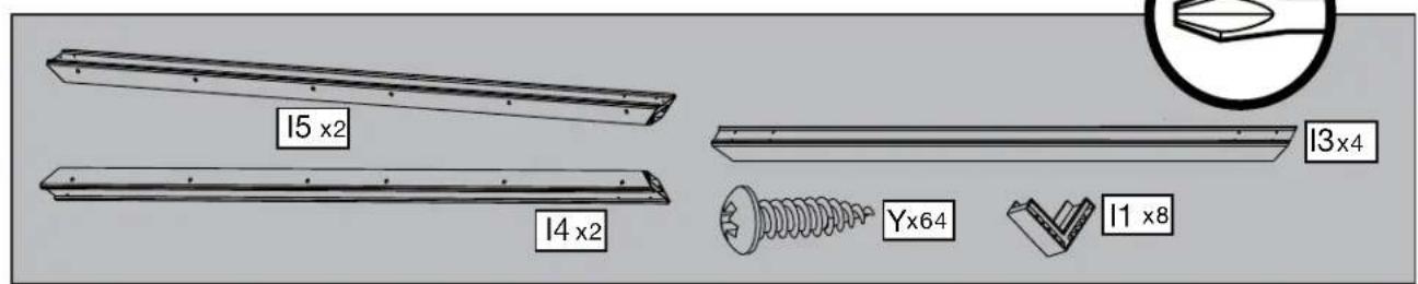 Sojag Kuramo - Assembly Manual / Guide d'assemblage / Manual de ensamblaje / Stampaletmeuer / Montageanleitung - 121