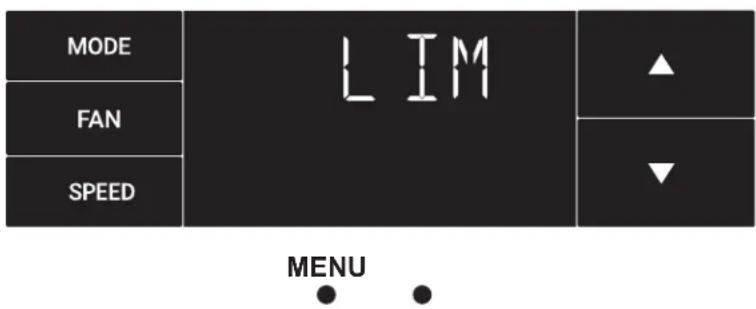Friedrich KCS12A30A - Le menu LIM - 1