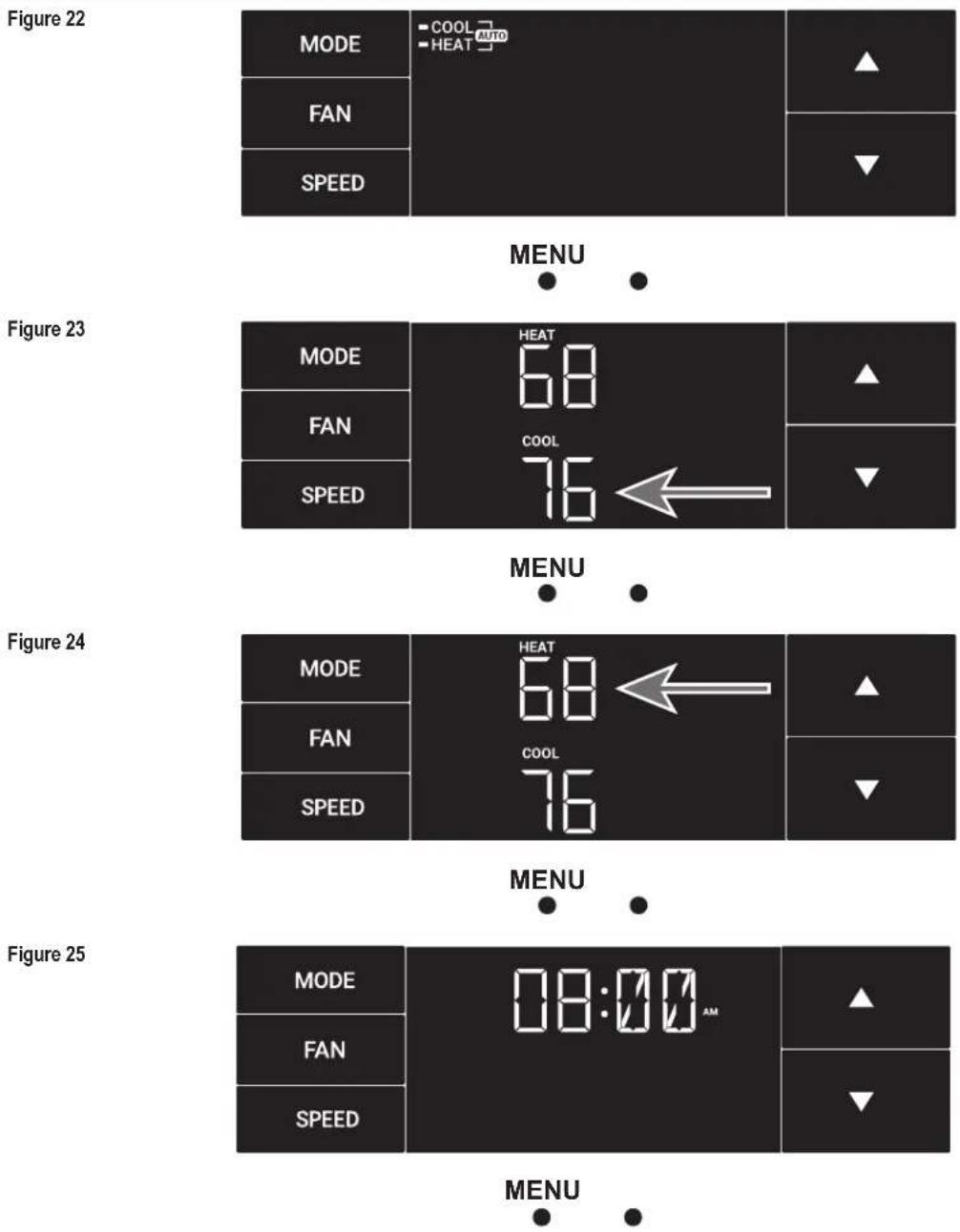 Friedrich KCS12A30A - The TM Menu continued - 1