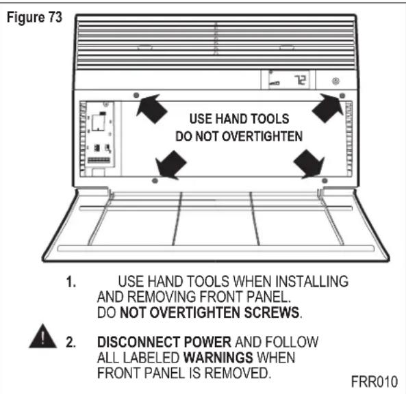 Friedrich KCS12A30A - Control Panel Battery Change Procedure - 1