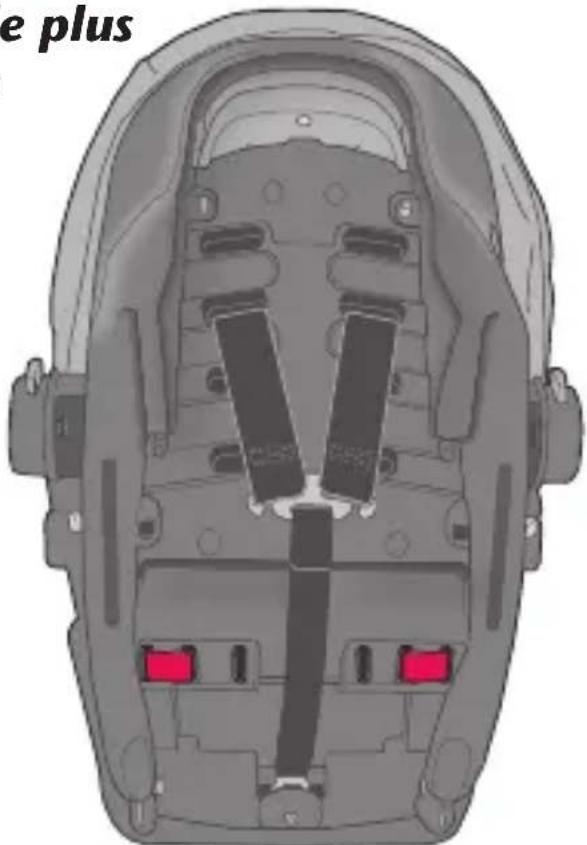 Evenflo LiteMax Sport - Changement de la position de la sangle de la ceinture - 3