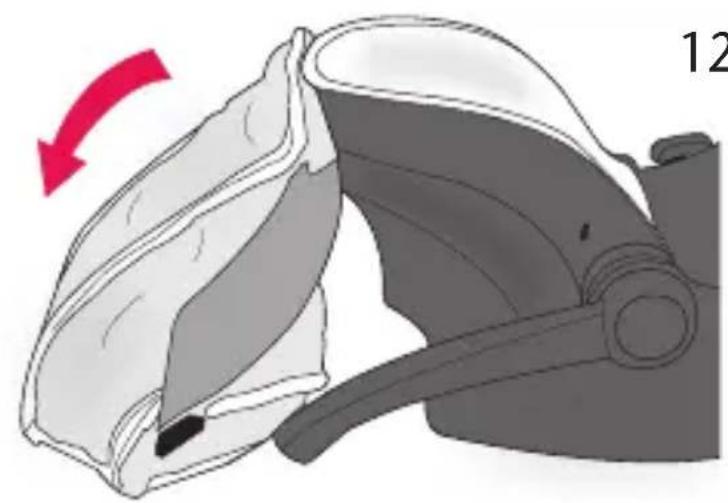 Evenflo LiteMax Sport - Retirer le revêtement du siège - 3