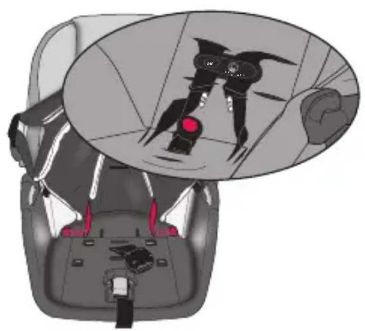 Evenflo LiteMax Sport - Changement de la position de la sangle de la ceinture - 2