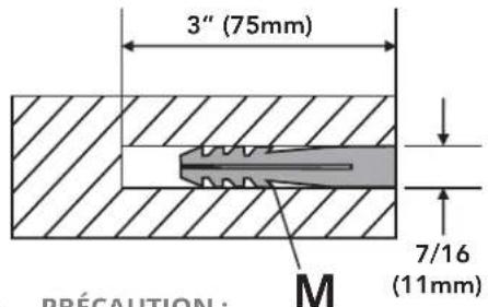 Kanto F3760 - Mur en brique ou en béton - 1