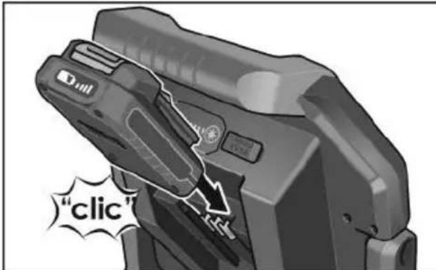 Flex CL 5000 10.818.0 - Inserimento / sostituzione della batteria - 1