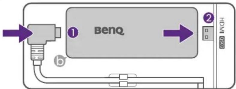 BENQ GP100 - Installation du dongle ATV - 3
