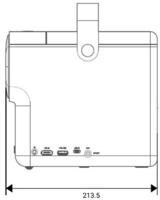 BENQ GP100 - Dimensions - 2