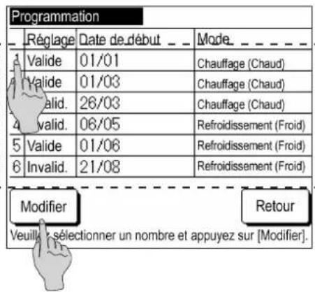 MITSUBISHI MCUS5001VHEW - Réglage de la date de démarrage du fonctionnement - 3