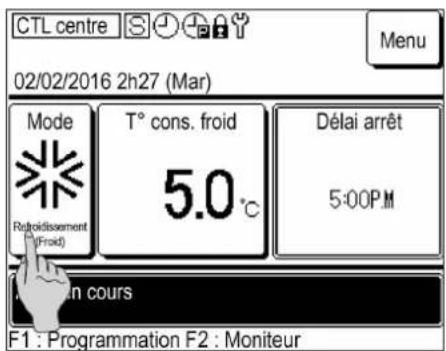 MITSUBISHI MCUS5001VHEW - Non-utilisation de la fonction de programme - 5