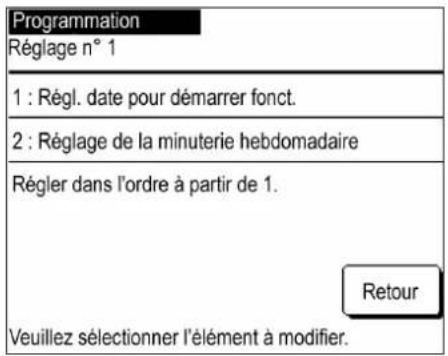 MITSUBISHI MCUS5001VHEW - Réglage de la date de démarrage du fonctionnement - 4