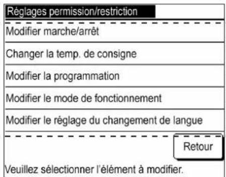 MITSUBISHI MCUS5001VHEW - Réglages administrateur - 3