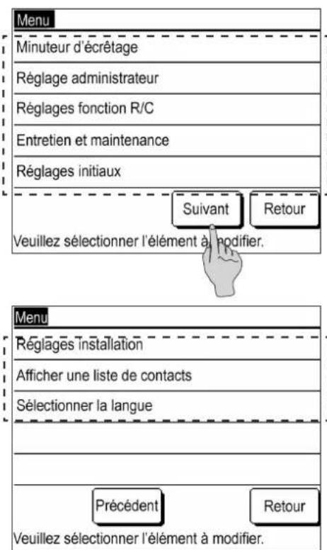 MITSUBISHI MCUS5001VHEW - Autres réglages - 2