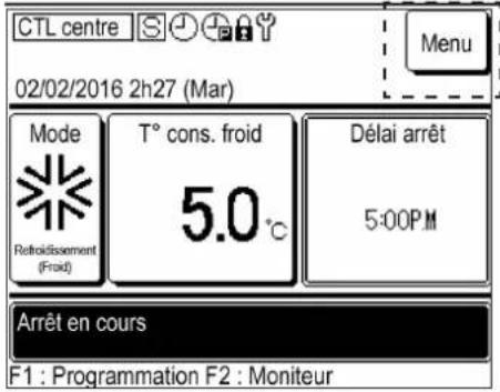 MITSUBISHI MCUS5001VHEW - Non-utilisation de la fonction de programme - 1
