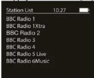 Audizio Anzio - Changement des stations DAB - 3