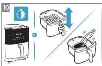 ELECTROLUX EAF7SB - Kako koristiti - Funkcija AirFry - 5