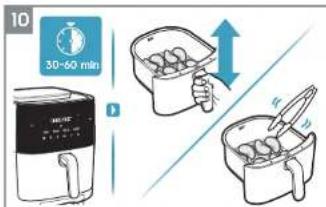 ELECTROLUX EAF7SB - How to use - Dehydrate function - 10