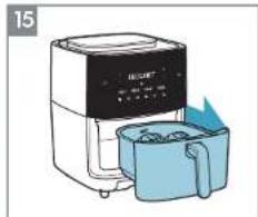 ELECTROLUX EAF7SB - Kako koristiti - Air fry + Funkcija pare - 15