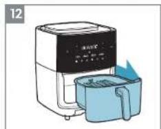 ELECTROLUX EAF7SB - Sposob uzycia -funkcja AirFry - 12