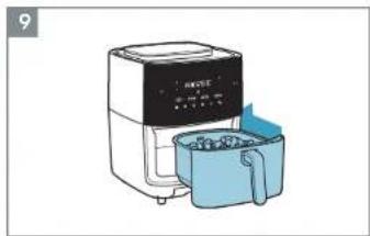 ELECTROLUX EAF7SB - Kullanma talimati - Air fry + Buhar fonksiyonu - 10