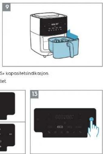 ELECTROLUX EAF7SB - Hvordan bruke - Air fry + Damp-funksjon - 11