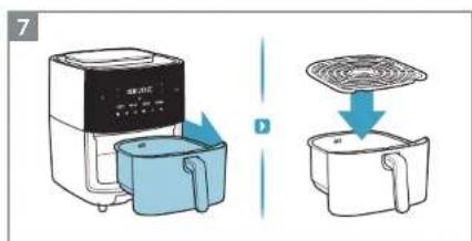 ELECTROLUX EAF7SB - Cum se utilizează - Air fry + Functia Abur - 8