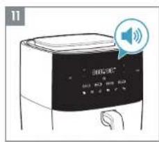 ELECTROLUX EAF7SB - Hogyan kell hasznánlni - AirFry fungkció - 8