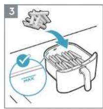 ELECTROLUX EAF7SB - Hvordan bruke - AirFry-funksjon - 3