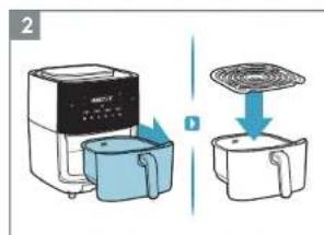 ELECTROLUX EAF7SB - Jak používat - funkce AirFry - 2