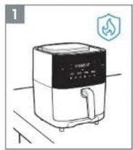 ELECTROLUX EAF7SB - Hvordan bruke - Air fry + Damp-funksjon - 1