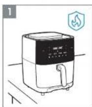 ELECTROLUX EAF7SB - Ka lietot - Air fry + tvaika funkcija - 1