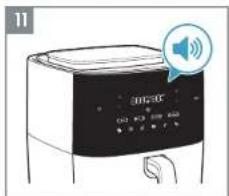 ELECTROLUX EAF7SB - Použivanie - funkcia AirFry - 11