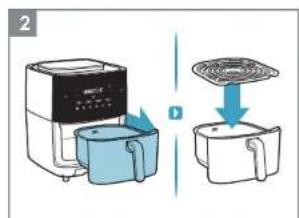 ELECTROLUX EAF7SB - Sposob uzycia -funkcja AirFry - 2
