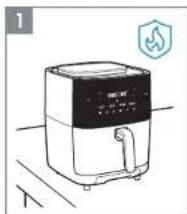 ELECTROLUX EAF7SB - Sposob uzycia - Air fry + funkaja Steam - 1