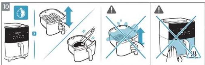 ELECTROLUX EAF7SB - Kaip naudotis -AirFry' functorcija - 4