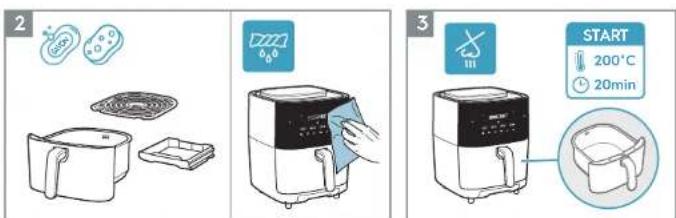 ELECTROLUX EAF7SB - Description de l'appareil Avant la première utilisation - 5