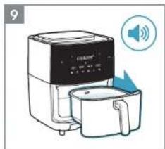 ELECTROLUX EAF7SB - Kako koristiti - Air fry + Funkcija pare - 20